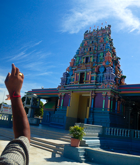Hindu temple, Nadi, Fiji.